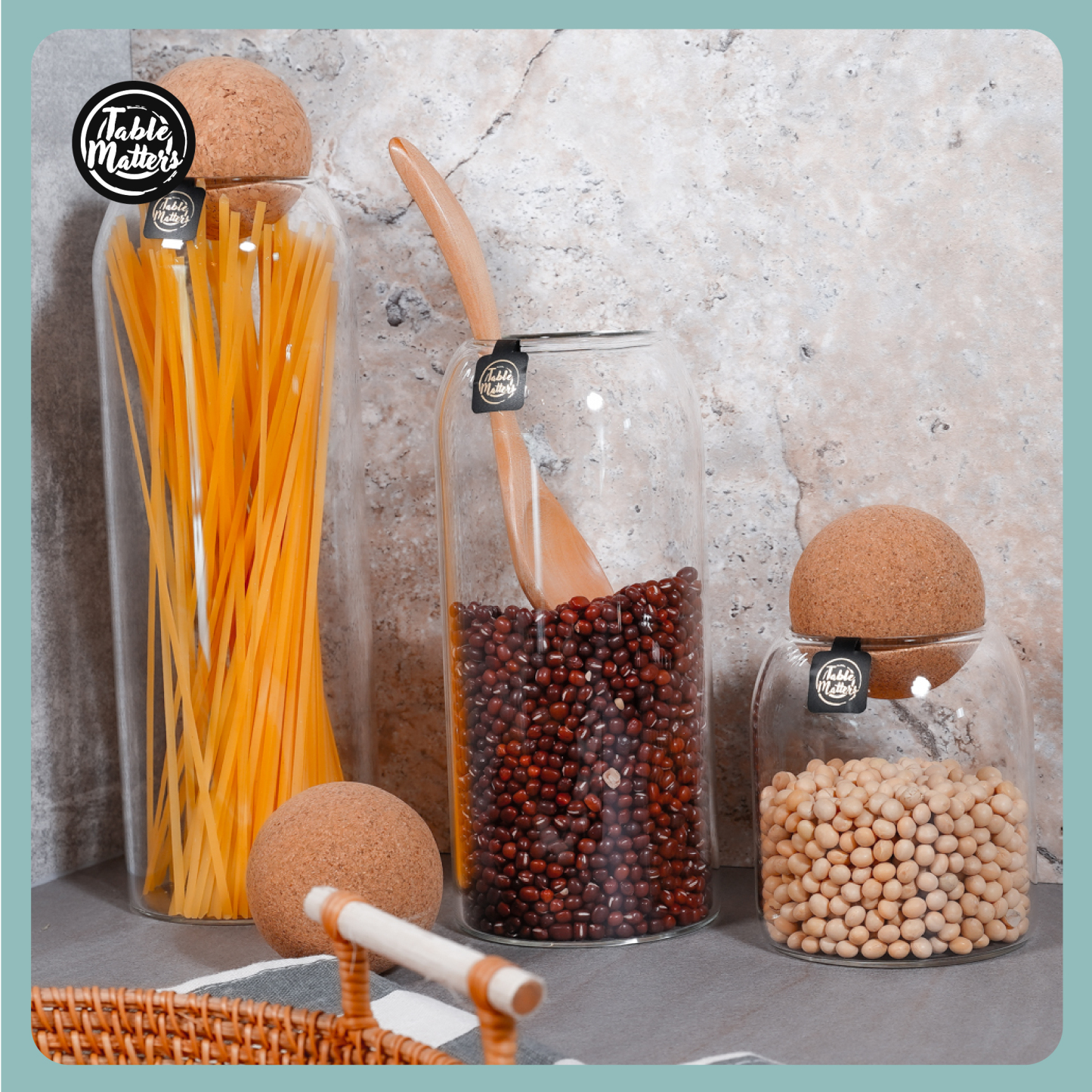 Taikyu Sealed Lid Storage Glass Collection