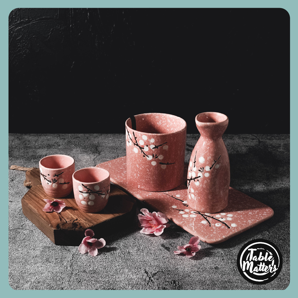  Bundle Deal - Tokkuri Pink Sake 5PCS Set