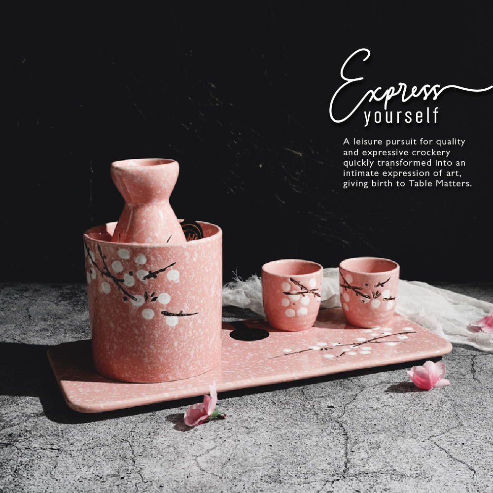  Bundle Deal - Tokkuri Pink Sake 5PCS Set