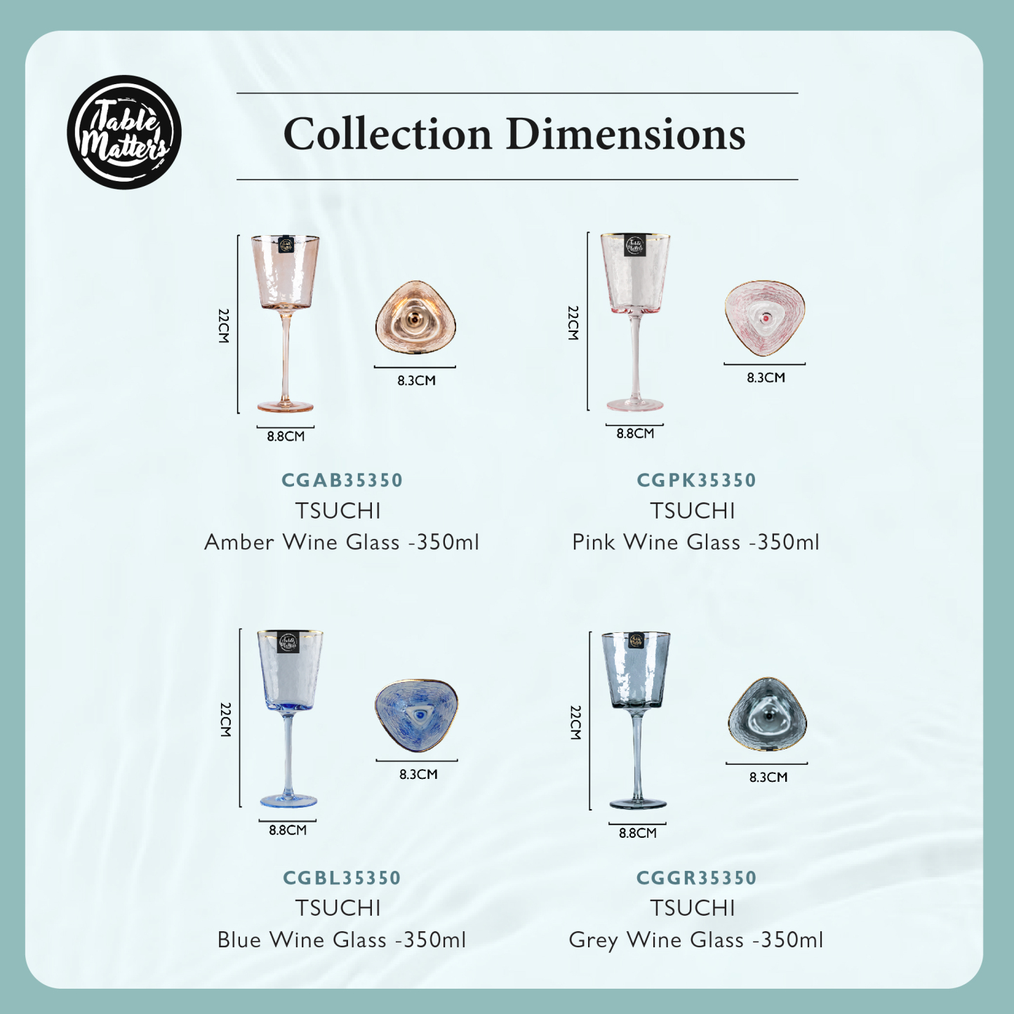 TSUCHI Wine Glass Collection