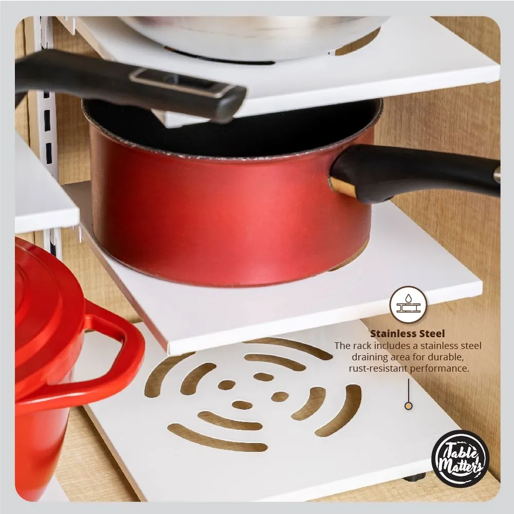 Vertex Pot and Pan Cabinet Organiser Rack Collection