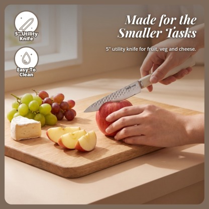 [Table Matters] Yin’s 4-Piece Kitchen Knife Set with Scissors | Cooking & Food Prep Set