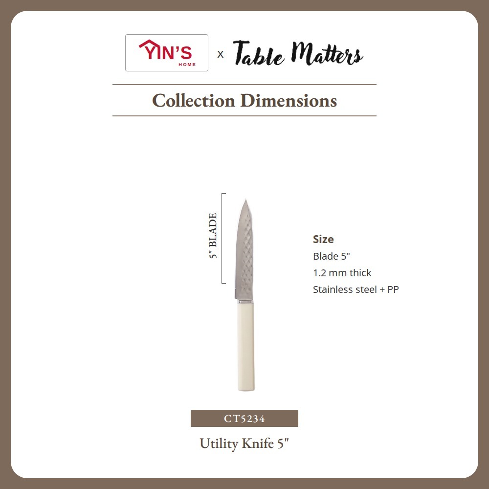[Table Matters] Yin’s 4-Piece Kitchen Knife Set with Scissors | Cooking & Food Prep Set