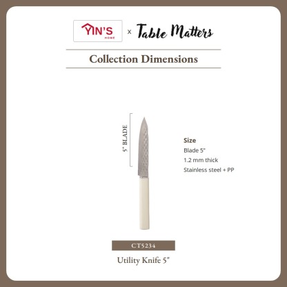 [Table Matters] Yin’s 4-Piece Kitchen Knife Set with Scissors | Cooking & Food Prep Set