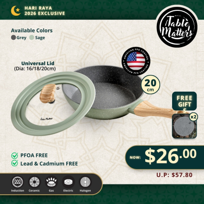 Everyday Chef: 20CM Fry Pan + Lid Kit