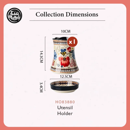 [Table Matters] Honey Saffron Dinnerware Set [Plate | Bowl | Saucer | Mug | Utensil Holder]