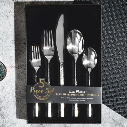 Tsuchi 5 Piece Stainless Steel Cutlery Collection Set