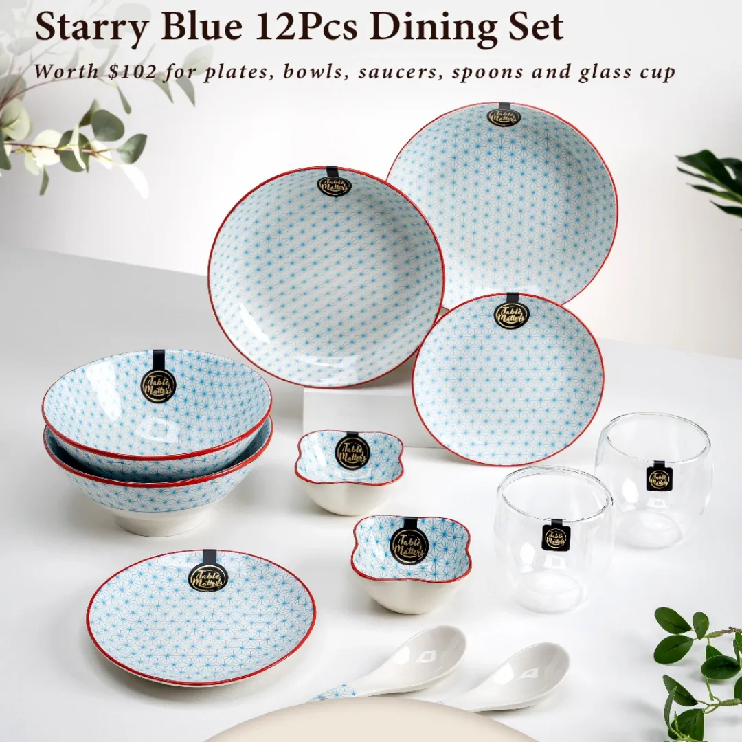 Bundle Deal - 12PCS Starry Blue Collection Set