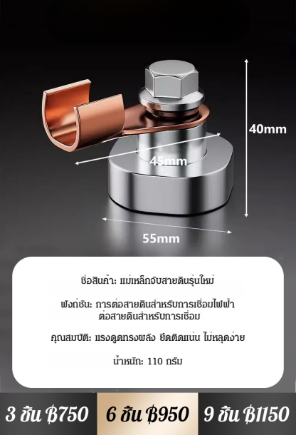 แม่เหล็กจับสายดินรุ่นใหม่