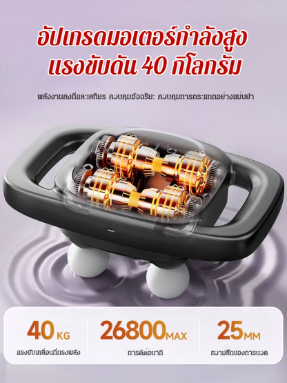 ปืนนวดกล้ามเนื้อหกหัวแบบลึก