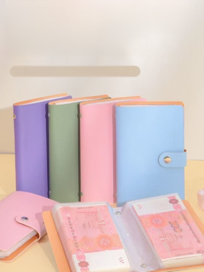 สามารถจัดเก็บหนังสือจัดเก็บเงินสดได้ 100 ใบ สมุดบันทึกการการเงินกันน้ำ