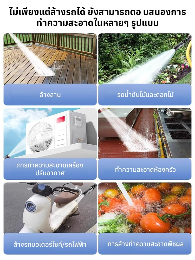 แรงดันน้ำสูงพิเศษจากปืนฉีดน้ำแรงดันสูง