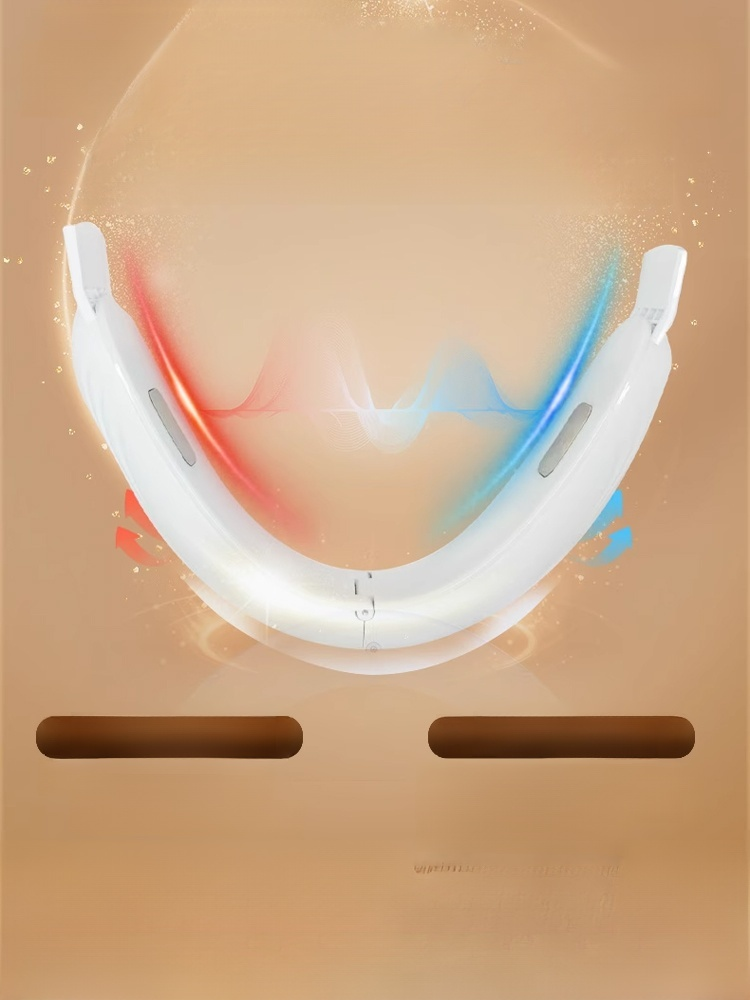 【หน้าทรงวีเล็กใน 1 สัปดาห์】เครื่องกระชับหน้าเรียวความถี่สูง