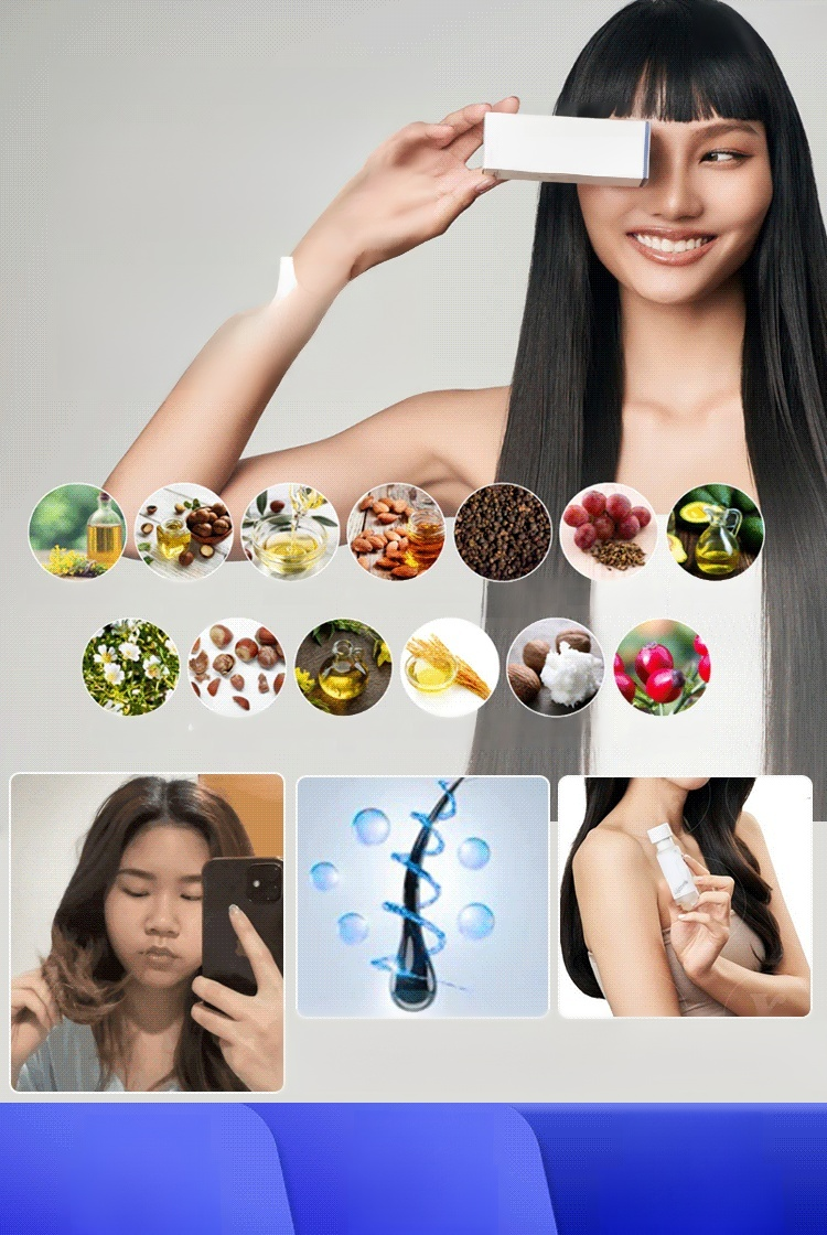 【ซ่อมแซมใน 3 นาที】เซรั่มบำรุงผมวิตามินเข้มข้น