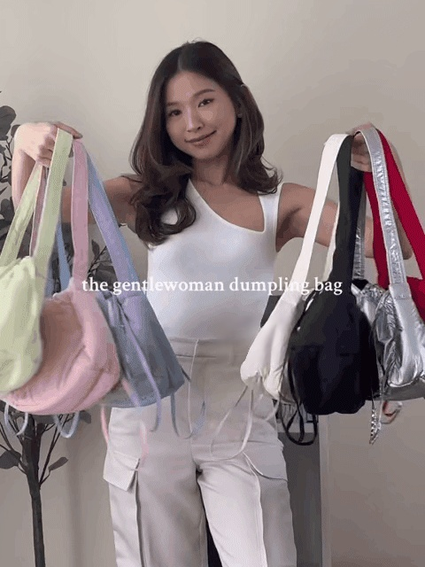 【ขายดีในกรุงเทพฯ】กระเป๋าทรงเกี๊ยวแฟชั่นสีสวย