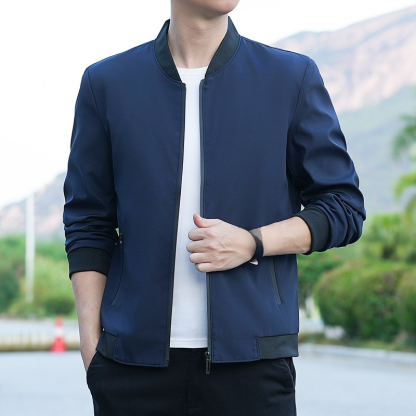 เสื้อแจ็คเก็ตกันลมแบบลำลองแฟชั่นสำหรับผู้ชาย