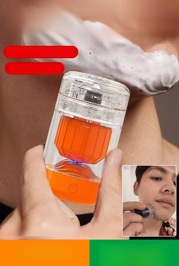 【รูปทรงสุดเท่】เครื่องโกนหนวดไฟฟ้าแม่เหล็กรุ่นใหม่
