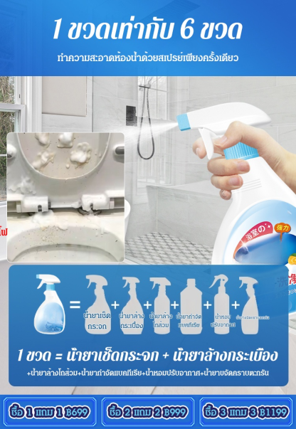 สเปรย์ทำความสะอาดห้องน้ำ UBELA