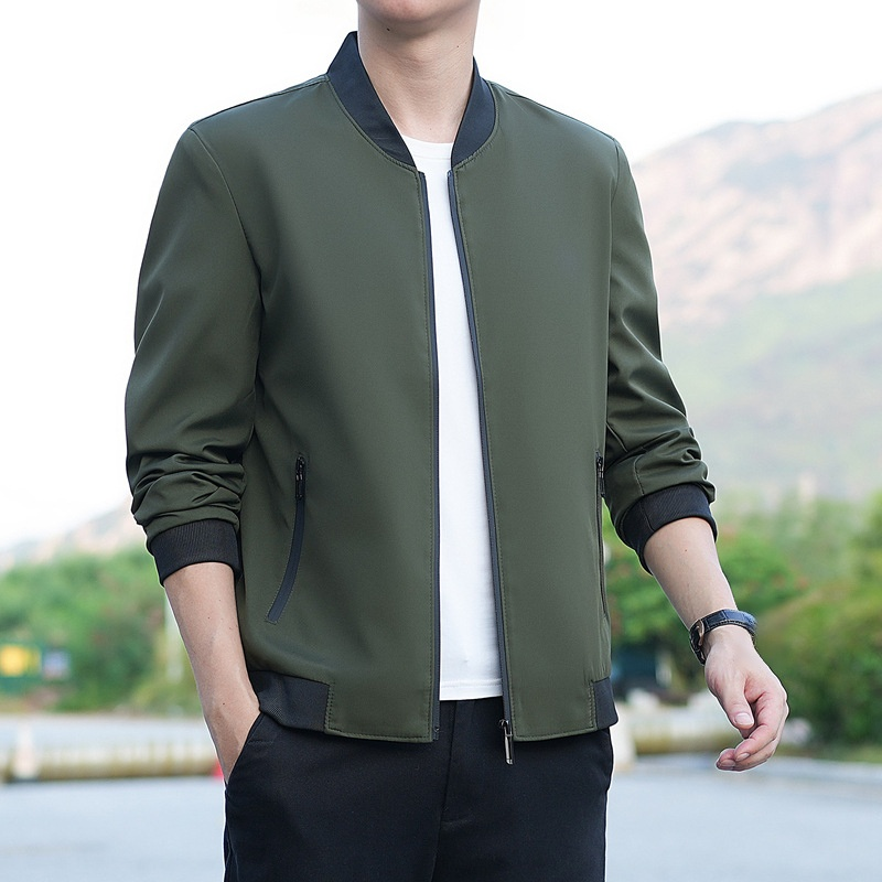 เสื้อแจ็คเก็ตกันลมแบบลำลองแฟชั่นสำหรับผู้ชาย