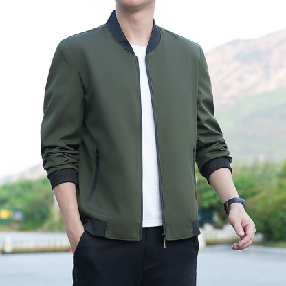 เสื้อแจ็คเก็ตกันลมแบบลำลองแฟชั่นสำหรับผู้ชาย