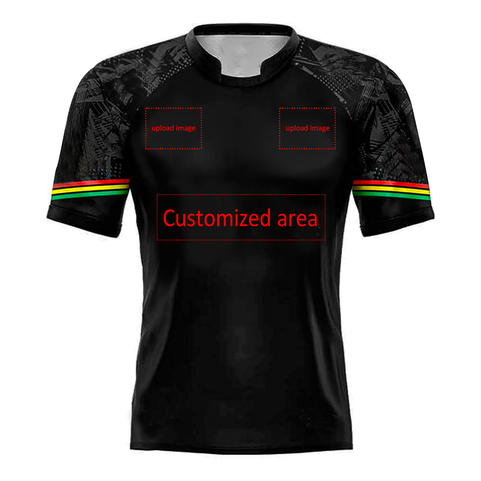 CUSTOM NRL Penrith Panthers 2024 Home Training Jersey