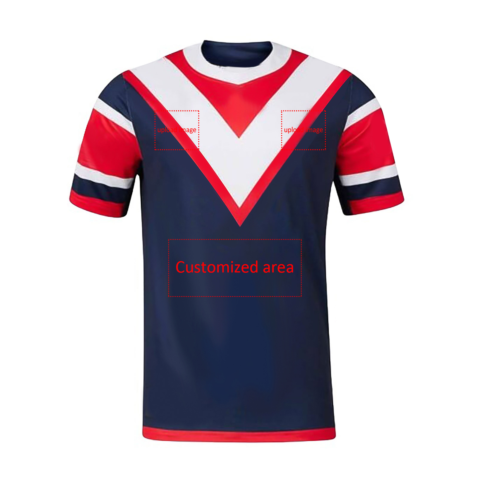 CUSTOM NRL Sydney Roosters 2024 Home Jersey