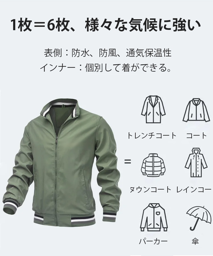 アウトドア向けジャケット