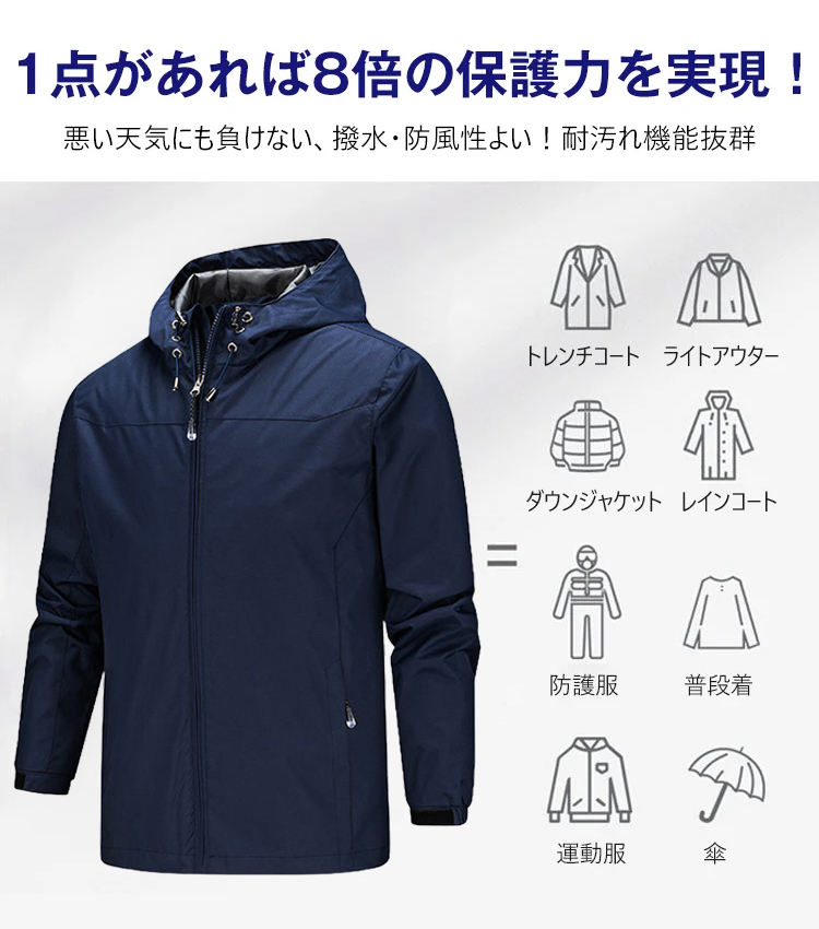  耐寒保温高機能マウンテンパーカー