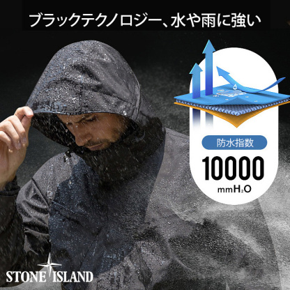 高機能防風マウンテンパーカー