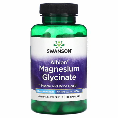 Swanson Albion® Magnesium Glycinate – 133 mg (90 Veg Capsules)