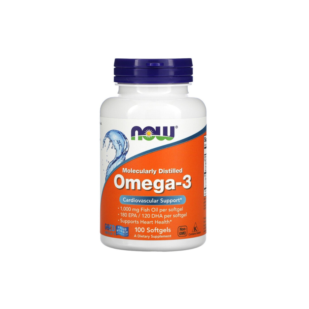 NOW Foods' Omega-3 Fish Oil  - 100 softgels