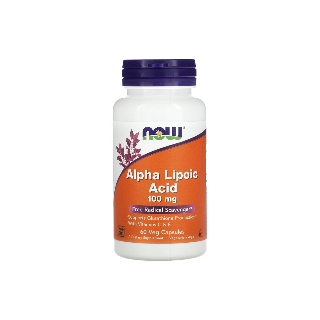 NOW Foods Alpha Lipoic Acid 100 mg - 60 Vege Caps
