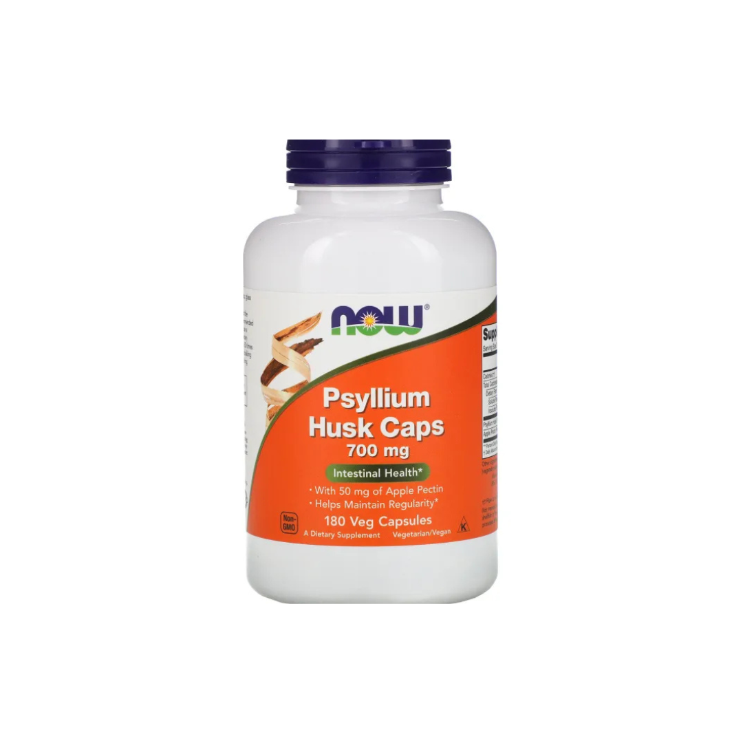 NOW Foods Psyllium Husk Caps 700mg - 180 Veg Capsules