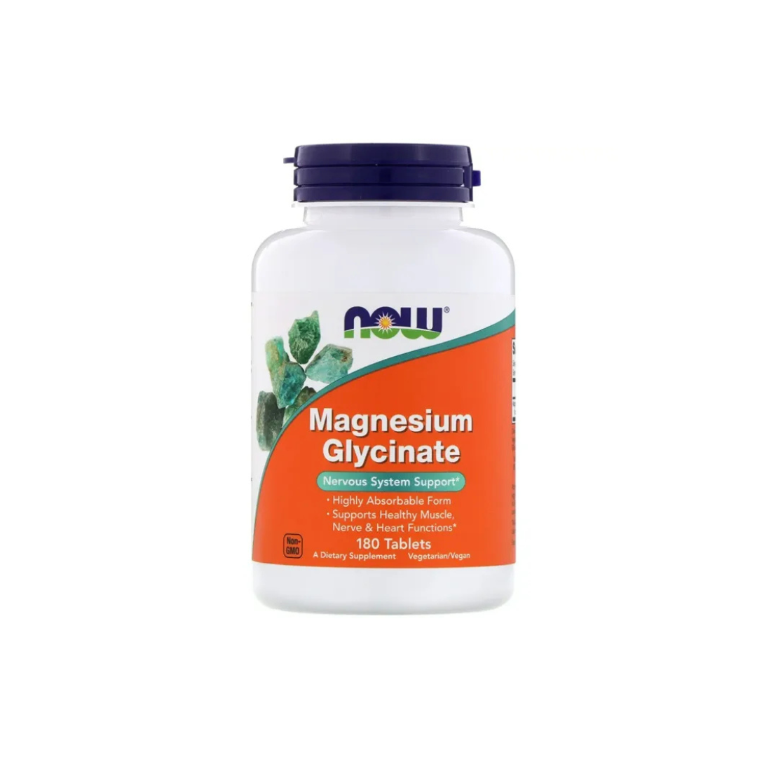 NOW Magnesium Glycinate 180 tablets