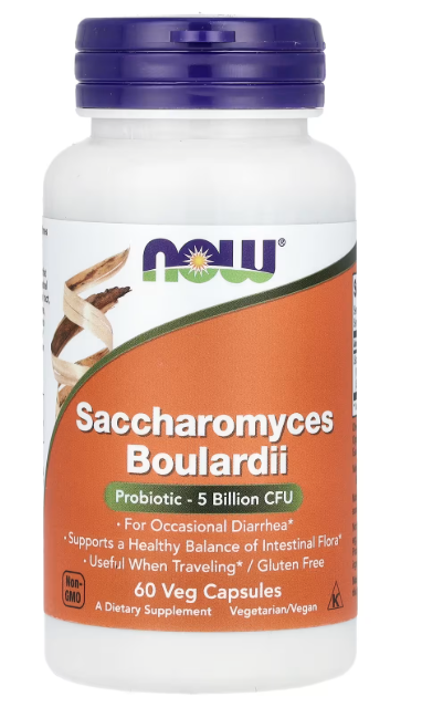 NOW Foods – Saccharomyces Boulardii Probiotic 5 Billion CFU