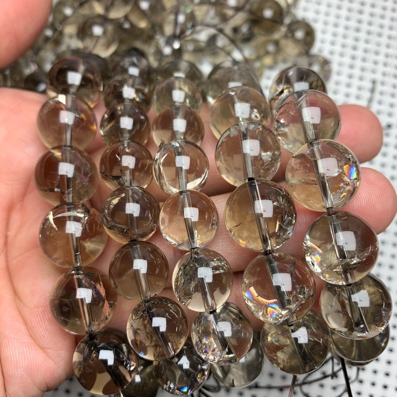 ☆スモーキーレムリアン☆大玉16㎜アイリススモーキシトリンブレスレット ☆スモーキーレムリアン☆大玉16㎜アイリススモーキシトリン