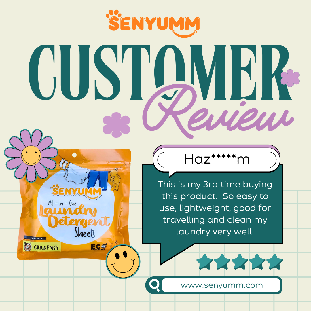 SENYUMM Eco-friendly Laundry Detergent Sheets - Sakura Haven