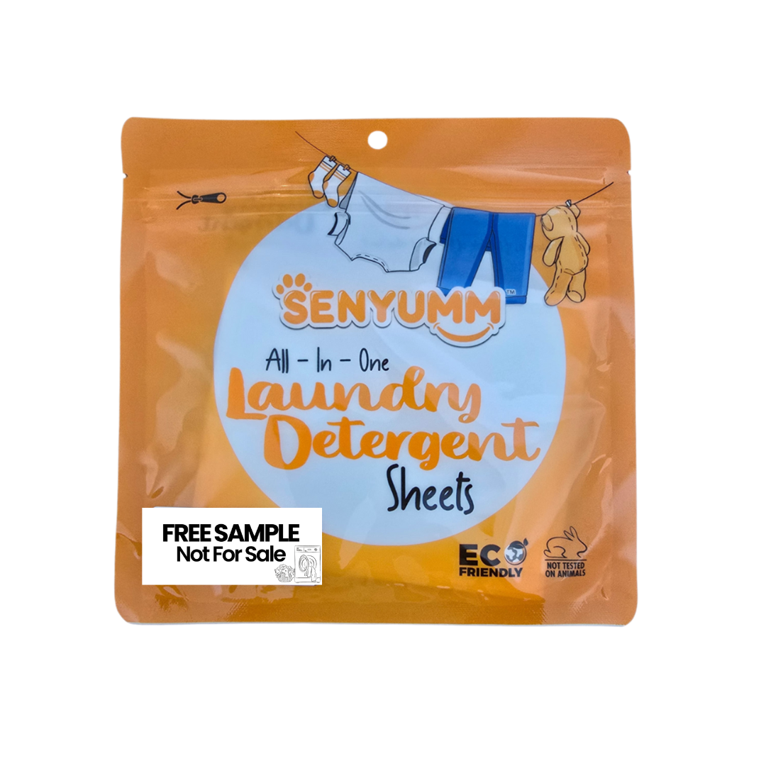 FREE SAMPLE SENYUMM Laundry Detergent Laundry Sheets