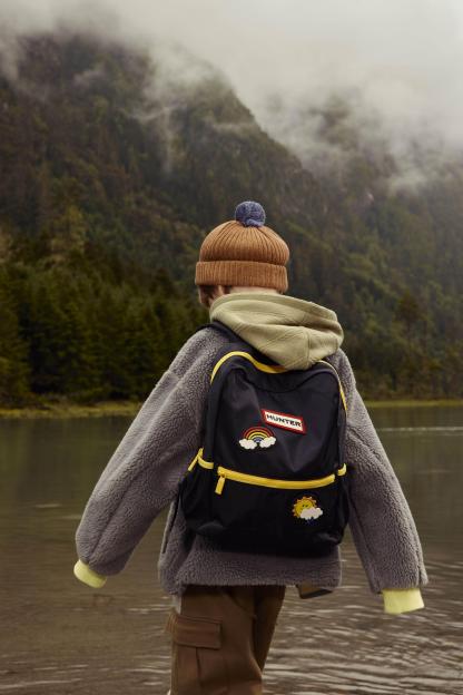 KIDS NYLON BADGE BACKPACK