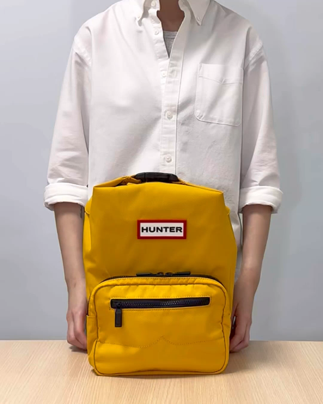 HUNT☆Nylon Pioneer Mini Topclip Backpack - Yellow NYLON PIONEER MINI TOPCLIP BACKPACK-Hunter Boots Singapore