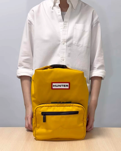 バックパック・リュック HUNTER UNISEX Pioneer Nylon Top Clip Mini Backpack Yellow NYLON PIONEER MINI TOPCLIP BACKPACK-Hunter Boots Singapore