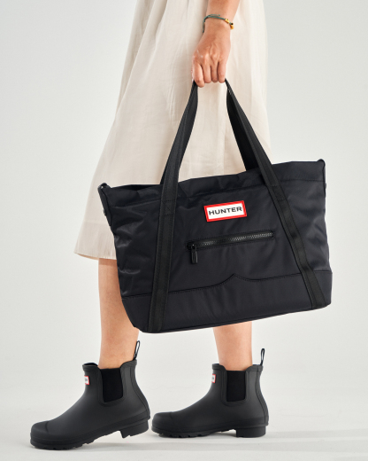 NYLON MIDI TOPCLIP TOTE
