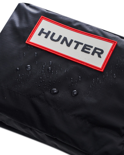 HUNT☆Unisex Travel Ripstop Sacoche - Black/Red Box Logo TRAVEL RIPSTOP SACOCHE-Hunter Boots Singapore – Hunter Singapore
