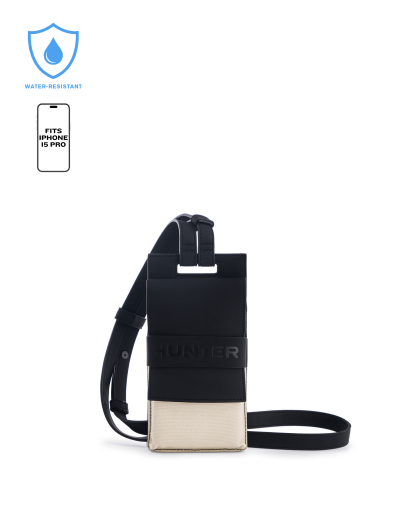 REFINED STITCH CANVAS PHONE POUCH