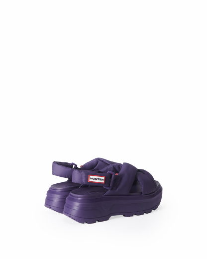UNISEX CITY REBEL PUFFED CROSSOVER SANDALS
