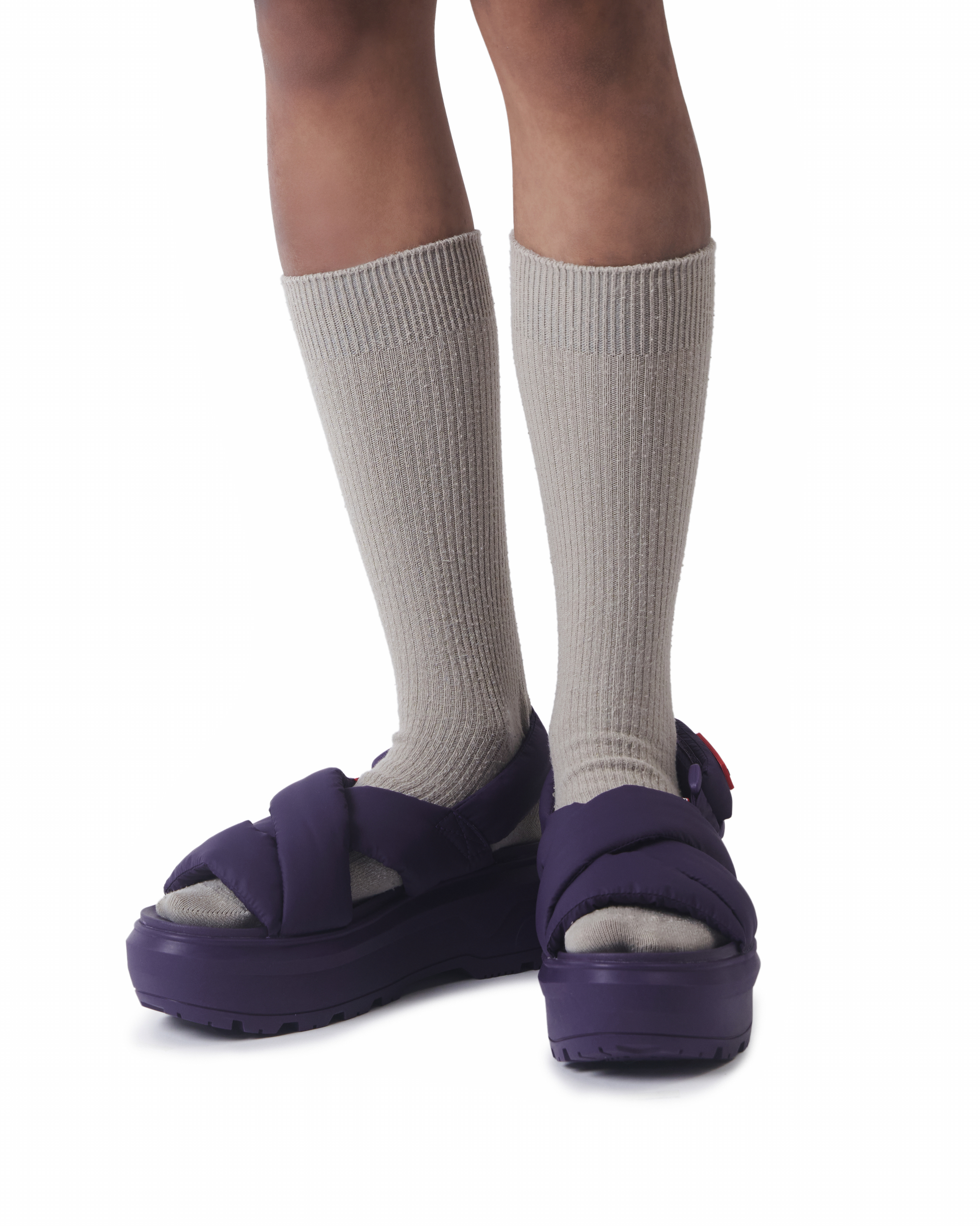 UNISEX CITY REBEL PUFFED CROSSOVER SANDALS