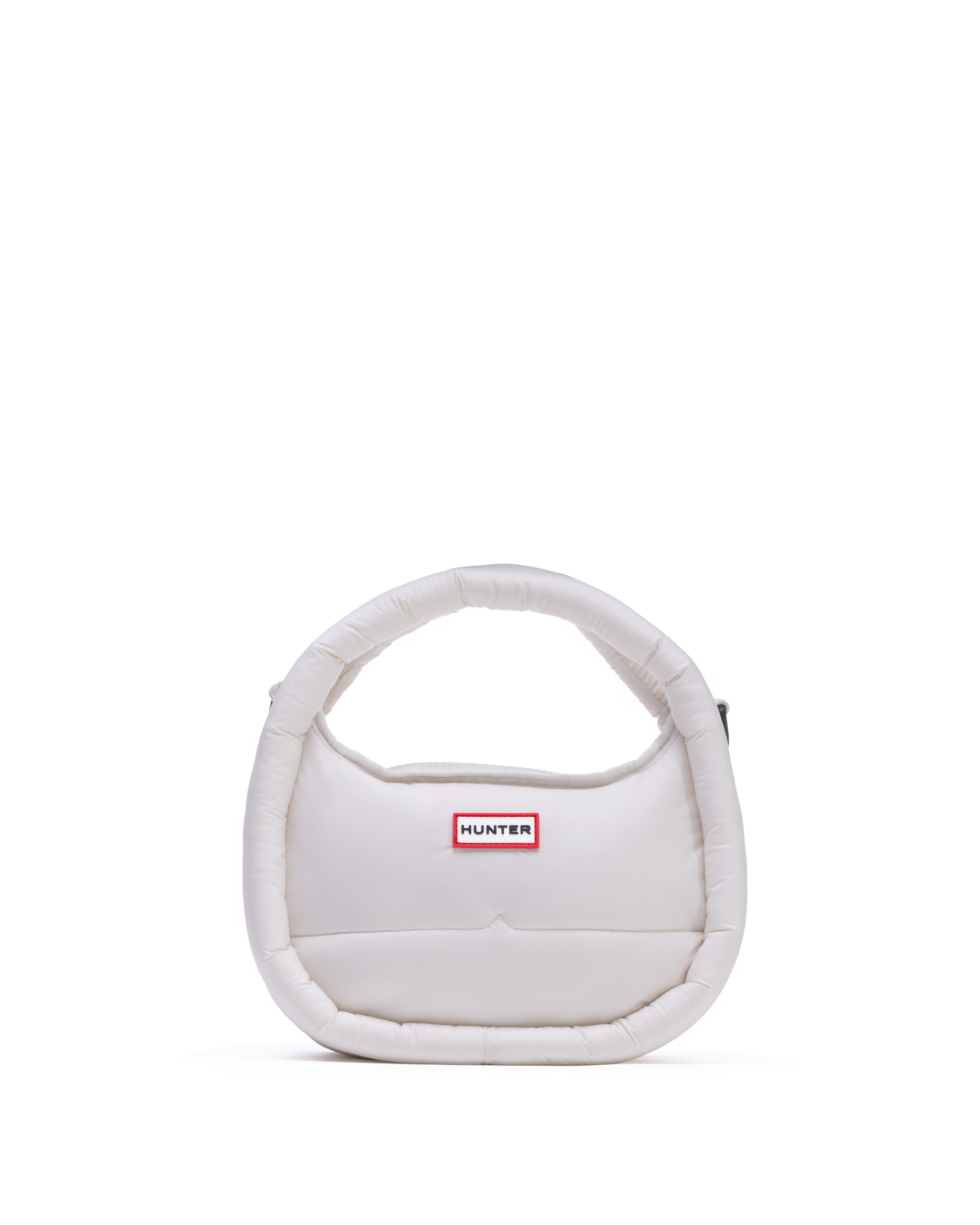 HUNT☆Framed Puffer Midi Hobo - White Willow