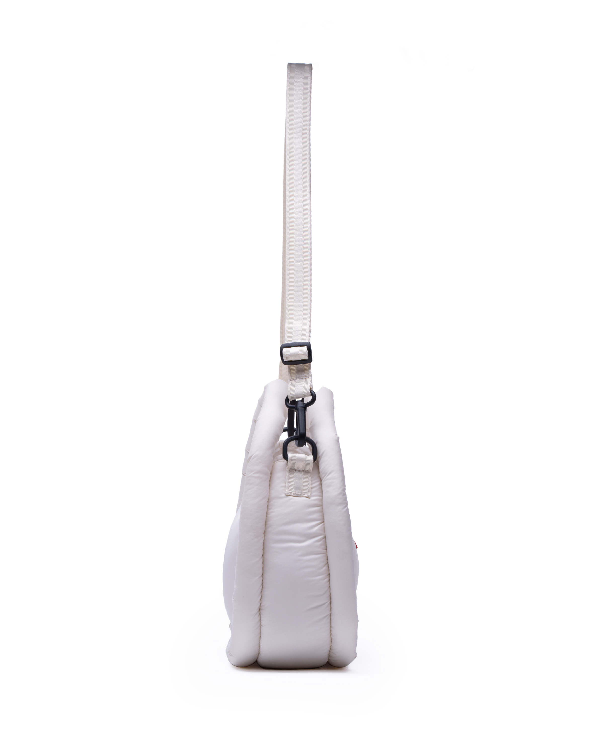 HUNT☆Framed Puffer Midi Hobo - White Willow