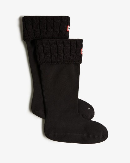 6 STITCH CABLE TALL BOOT SOCK