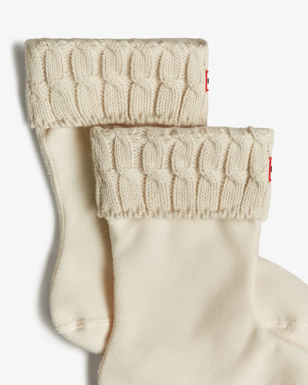6 STITCH CABLE SHORT BOOT SOCK